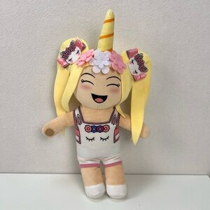Juniper Iamsanna Sanna Unicorn Plush 14.5" I am Sanna Blonde Girl 2020 Roblox